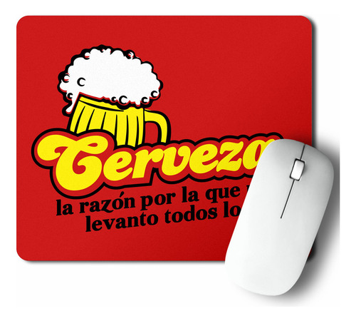 Mouse Pad Cerveza La Razon (d0834 Boleto.store)