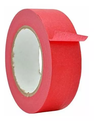 WOD MTC5 Colored Masking Tape, Red, 6 inch x 60 yds. Colorful Teacher  Painters Tape for Fun DIY Art & Crafts, Lab Labeling, Writable & Classroom