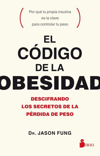 El Código De La Obesidad Jason Fung Libro Nuevo