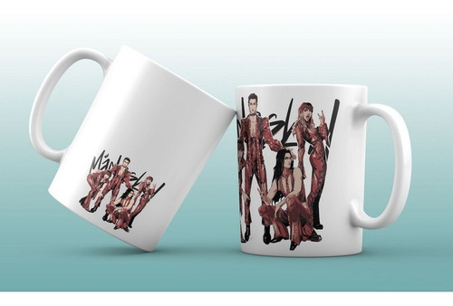 Imagen 3 de 3 de Taza Cerámica Maneskin Rock Musica Varios Mod. Zitti E Buoni