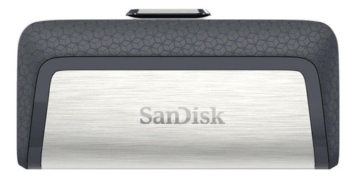 Imagen 3 de 4 de Pendrive SanDisk Ultra Dual Drive Type-C 16GB 3.1 Gen 1 negro y plateado