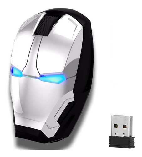 Mouse Inalámbrico Gamer Diseño Iron Man