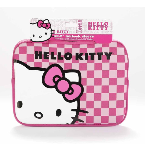 Funda 10'' Hello Kitty Checkerd