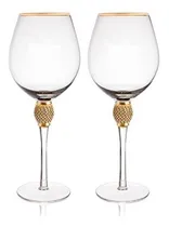 Comprar Copas De Vino Doradas Trinkware - Flautas De Champán Con