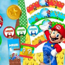 Comprar Kit Imprimible Super Mario Bros Película Textos Editables