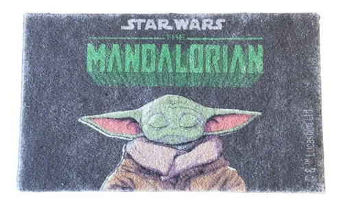 Limpiapies Coco Star Wars Alfombra The Mandalorian 75x45cm