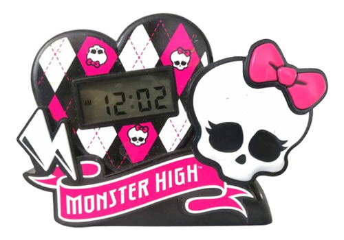 Radio Reloj Con Alarma Monster High