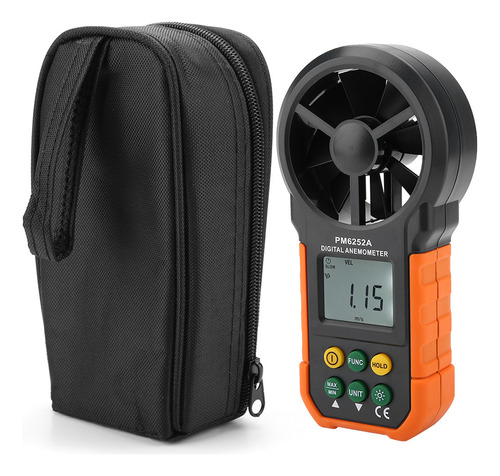 Medidor Digital De Velocidad Del Viento Peakmeter Pm6252a, V