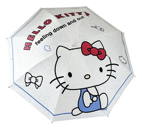 Paraguas De Protección Uv De Vinilo Triple Sanrio