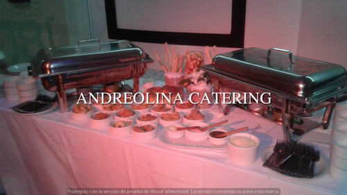 Cazuelas Catering Completo Postre Cafe Bebidas S/alcohol 4hs