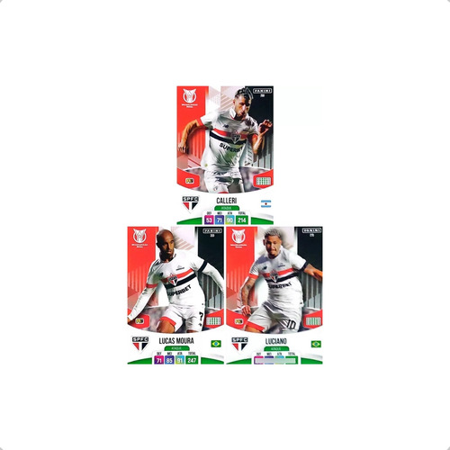 Cards Brasileirão Adrenalyn 2024 - Times Completos Jogadores Personagem São Paulo