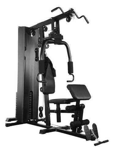 Gimnasio Multifuncional Uso Rudo Multiestacion Brazo Pierna Negro Negro