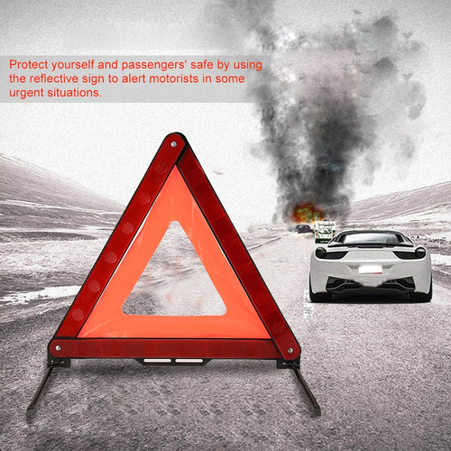Señal De Aparcamiento Triangular Coche Emergencia Avería Ref
