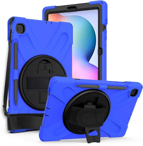 Imagen 1 de 6 de Funda Antigolpe Para Tablet Galaxy Tab S6 Lite P610 Rugged