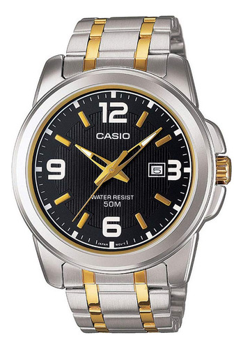 Reloj Analógico De Acero Inoxidable Para Hombre Casio Mtp 13