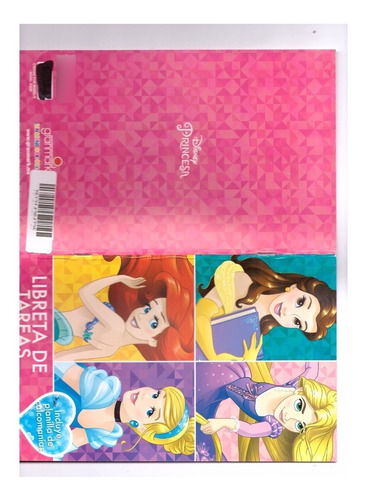 Libreta De Tareas Princesas 6 Piezas