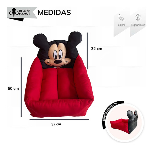 Cama Mascota Perro Mickey Mouse Pets Resistente Cómoda