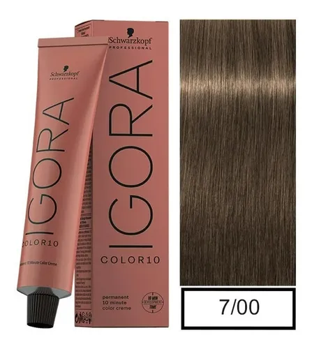comprar Igora Color10 - Tintura Permanente 7-00 + Oxidante