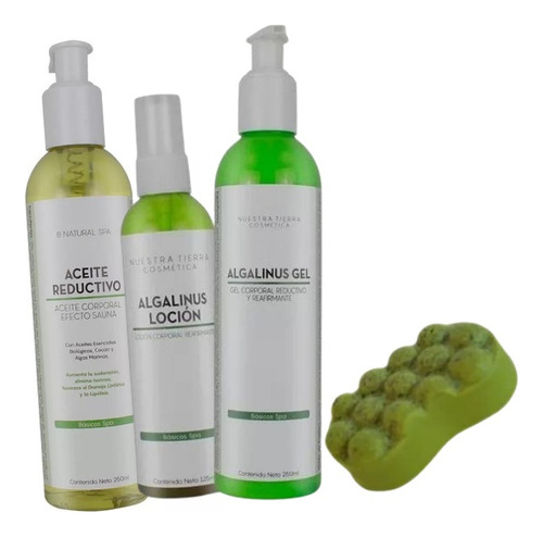 Kit Aceite Reductivo + Gel Algalinus + Loción Algalinus
