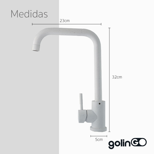 Llave Monomando Mezcladora Para Fregadero Solvex Grifo