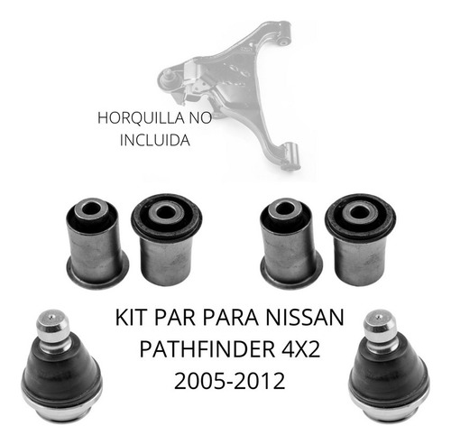 Kit Bujes Y Par Rotulas Para Nissan Pathfinder 4x2 2005-2012