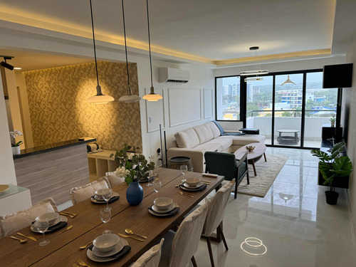 Luxury Apartamento Nuevo En Santiago Rd Con Piscina, Elevado