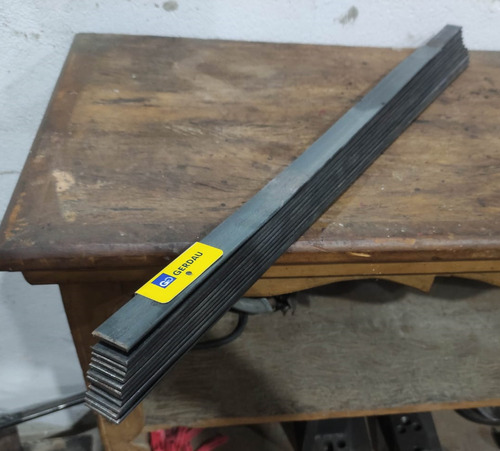 Barra Ferro Chato 19,05 X 3,17mm - 3/4x1/8 Gerdau 60cm 6un