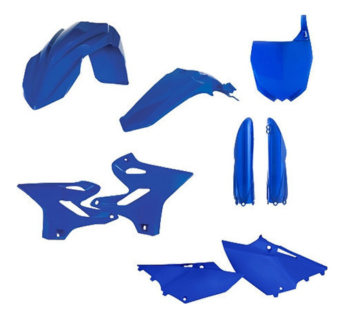Kit Plasticos Full Acerbis Yamaha Yz Wr 125 2018 Azul Rider®
