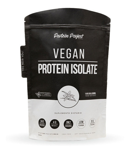 Vegan Pea Protein Isolate 2lbs  Protein Project. Con Sabor