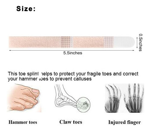 Skeerthy Finger Buddy Wraps, 8 Unidades De Cintas Para Dedos