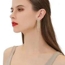 Comprar Aros De Fiesta Mujer Colgantes Largos Fiesta Casamiento Boda