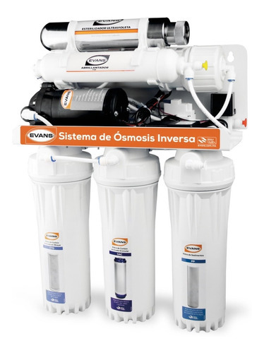 Sistema Purificador Con Osmosis Inversa 5 Etapas Evans Ro-50g-ffb