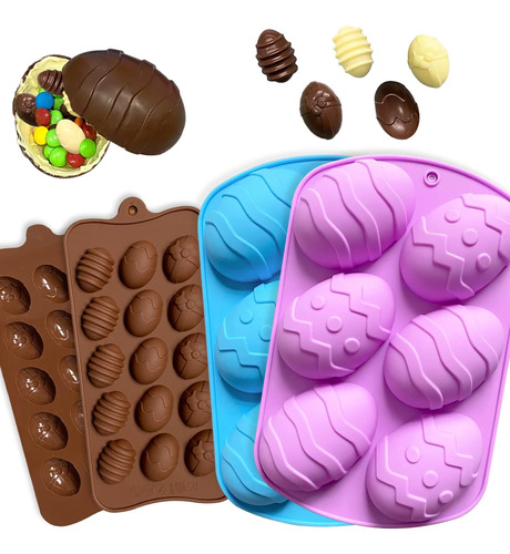 Moldes Grandes De Chocolate Para Huevos De Pascua, Utilizado