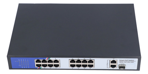 Divisor Ethernet De 16 Puertos, 2 Enlaces Ascendentes, 1 Con