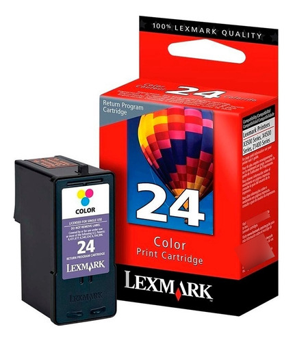Cartucho Lexmark 24 Color Original 18c1524
