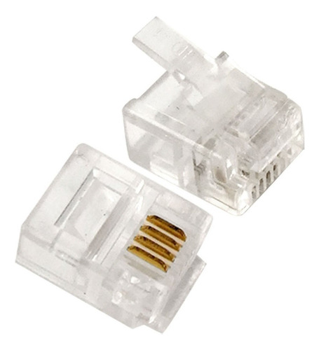 Conector Rj11 Wireplus (100 Unidades)    