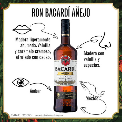 Ron Bacardí Añejo 980ml