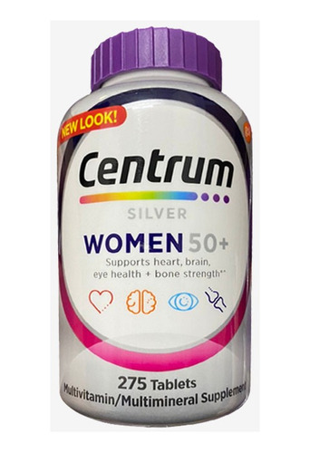 Centrum Silver Women 50+ Multivitaminico 275 Tabletas