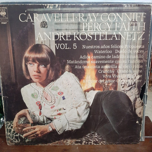 Vinilo Caravelli Conniff Faith Kostelanetz Volumen 5 Cp2