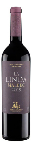 La Linda tinto seco vinho argentino malbec mendoza garrafa 750ml