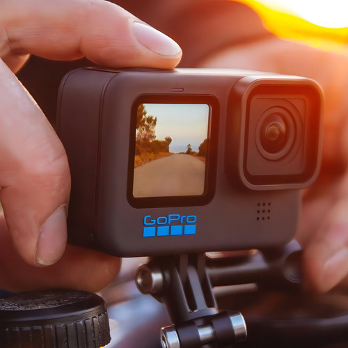 Cámara Gopro Hero 10 negra impermeable WiFi de 23 MP y 5.3 K