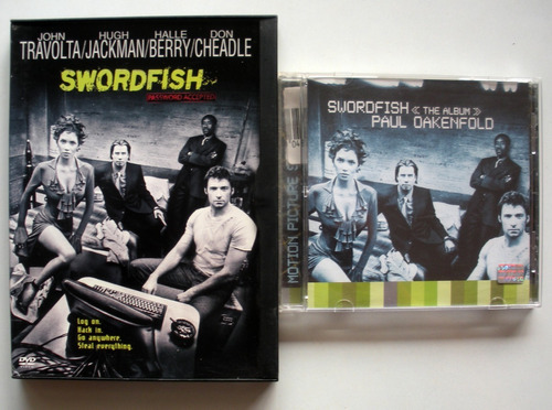 Dvd+cd Bso - Swordfish - Travolta  Dvd Imp Usa - Cd Nacional
