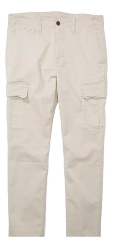 Pantalon American Eagle Cargo Cafe Claro Hombre Meses Sin In