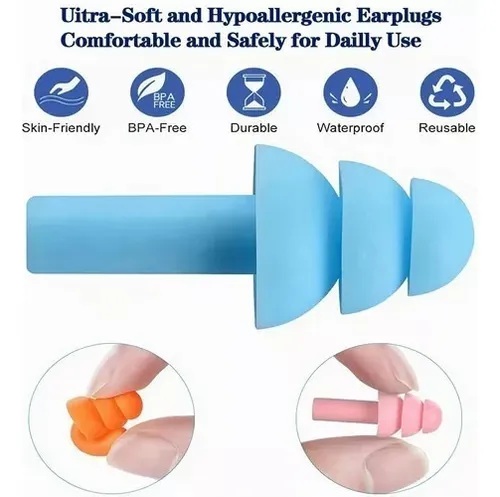 Antifaz 3d Para Dormir Adjustable Respirable y Tapones Oidos