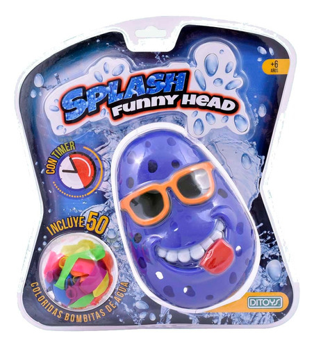 Splash Funny Head Juego Globos Agua Con Timer Explota 2177