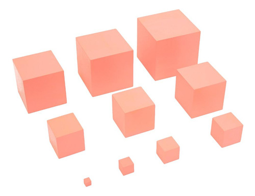 Set De Juego De Bloques De Construcción Con Forma De Cubo In