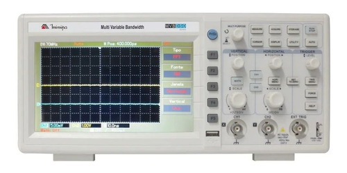 Osciloscópio Digital Mvb-dso 2 Canais 50mhz - Minipa