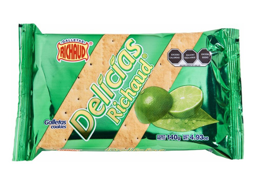 Galletas Delicias Richaud 100% Campechano 1 Pack 12 De 140g