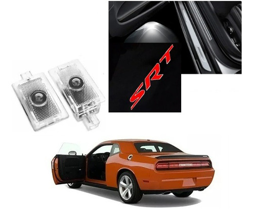 Luz De Cortesia Dodge Srt Rojo Challenger Charger Hellcat