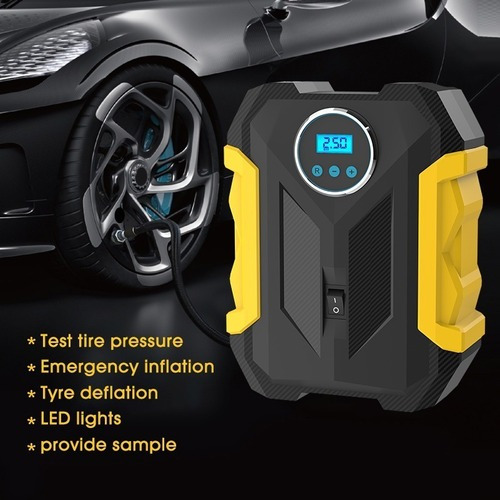 Imagen 8 de 10 de Compresor De Aire Portátil Digital 12v Todo Neumático